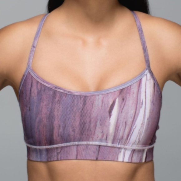 lululemon athletica Other - Lululemon Flow Y Sports Bra Pink Mauve Size 12